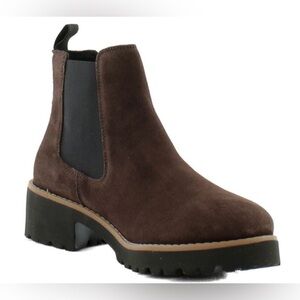 Hush Puppies Amelia Chocolate Brown Suede Comfort Women’s Size 8.5